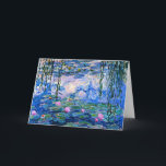 Carte Claude Monet - Water Lilies, 1919,<br><div class="desc">Claude Monet célèbre peinture, Water Lilies, 1919.</div>