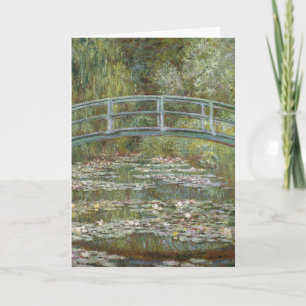 Carte Claude Monet Water Lily Pond (pont japonais)