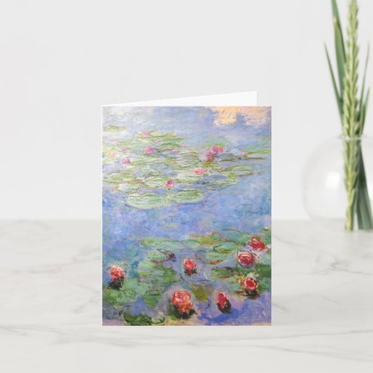 Carte Claude Monet's Water Lilies (Devant)