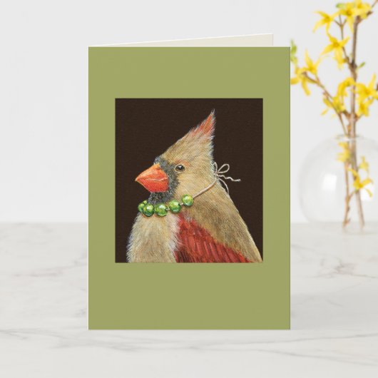 Carte Claudette (Fleur jaune)