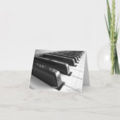 Carte Clavier - noir et blanc (Dos)