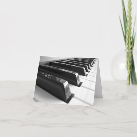 Carte Clavier - noir et blanc (Devant)
