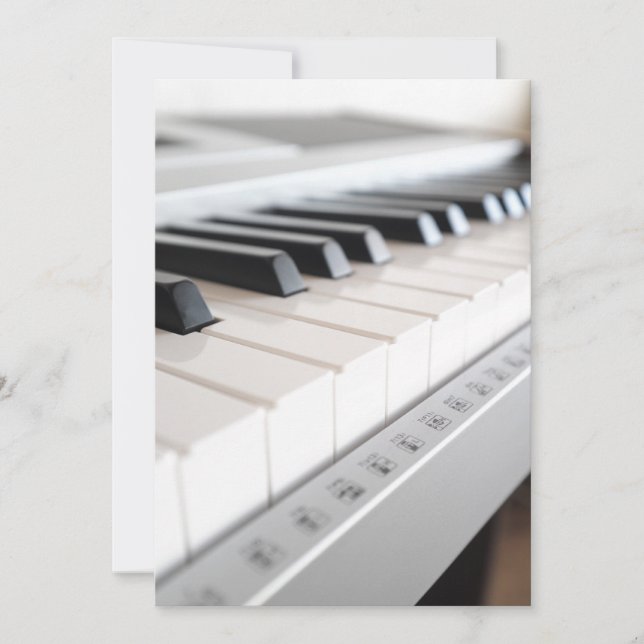 Carte Clavier numérique pour piano (Devant)
