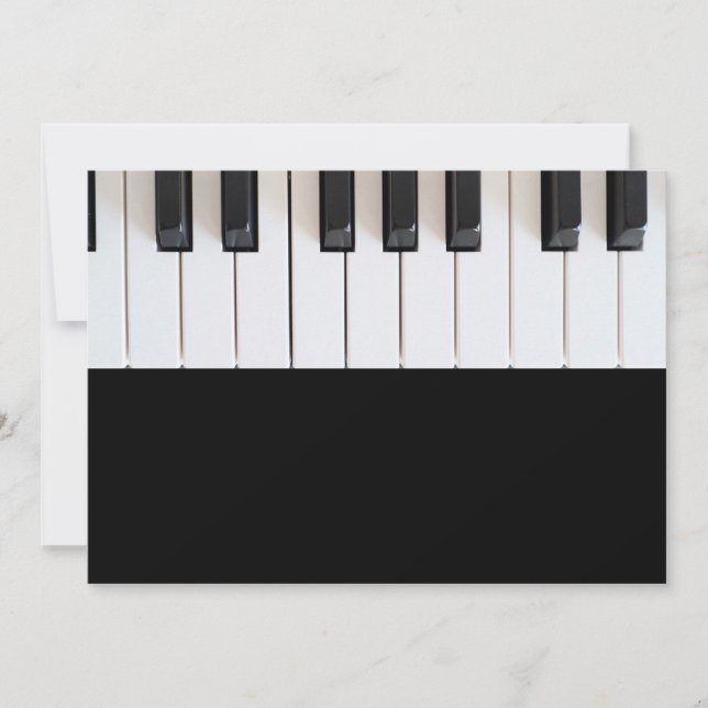 Carte Clavier numérique pour piano (Devant)