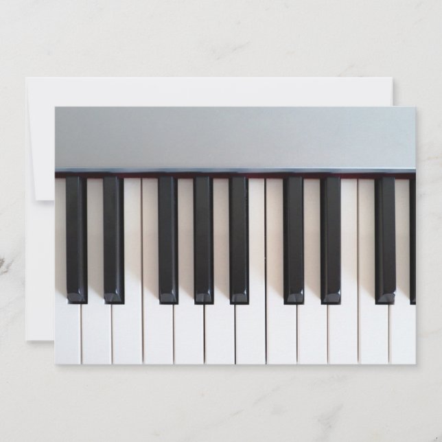Carte Clavier numérique pour piano (Devant)