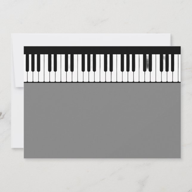 Carte Clavier pour piano (Devant)