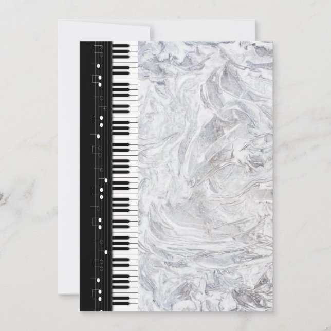 Carte Clavier pour piano (Devant)