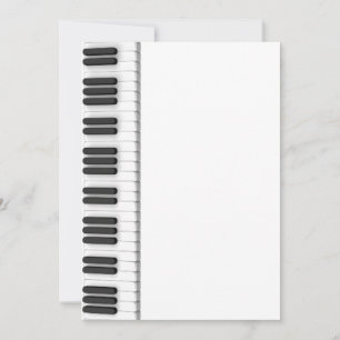 Carte Clavier pour piano