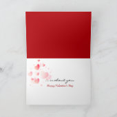 Carte Clavier pour piano Saint Valentin (Intérieur)