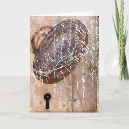 Carte Clavier vintage (Devant)