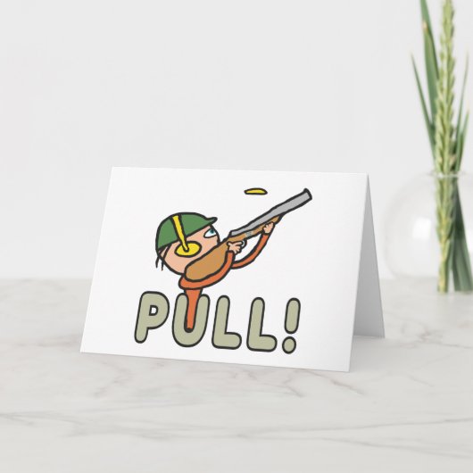 Carte Clay Pigeon Trap Shooting (Devant)