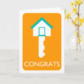 Carte clé de la chambre des félicitations (Fleur jaune)