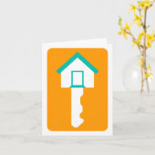 Carte clé de la maison (Fleur jaune)