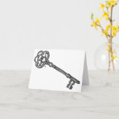 Carte Clé de squelette (Fleur jaune)