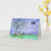 Carte Clé Silencieuse (Fleur jaune)