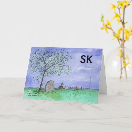 Carte Clé Silencieuse (Fleur jaune)