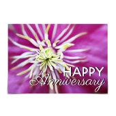 Carte Clematis "Joyeux Anniversaire"