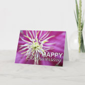 Carte Clematis "Joyeux Anniversaire" (Devant)