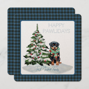 Carte Clergé Ancien Tartan Joyeux Pawlidays Chien