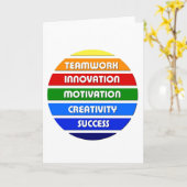 Carte Clés au succès (Fleur jaune)