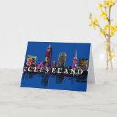 Carte Cleveland, Ohio en graffiti (Fleur jaune)