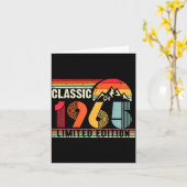 Carte Clic 1965 Limited Edition 60 Year Old 60th Birthda (Fleur jaune)