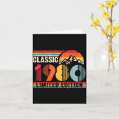 Carte Clic 1980 Limited Edition 45 Year Old 45th Birthda (Fleur jaune)