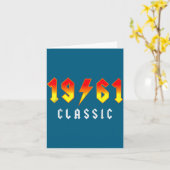 Carte Clic 65 Birthday Decorations Men 65yr 1961 65th Bi (Fleur jaune)