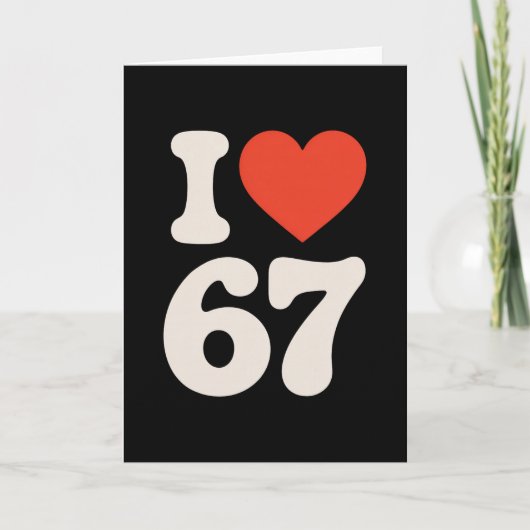 Carte Clic 67 Mème - J'aime Six Sept (Devant)