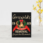 Carte Clic Christmas Movie Squirrel Removal Vacation  (Fleur jaune)