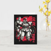 Carte Clic Japanese Legendary Mecha Warrior Robot (Fleur jaune)