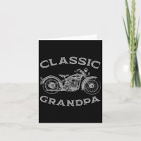 Clic Vintage Grandpa Graphique Drôle de Moto pour