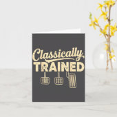 Carte Clically Trained Retro Racing Three Pedals Manual (Fleur jaune)