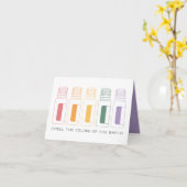 Carte Client de Merci de bouteilles d'huiles (Fleur jaune)