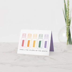 Carte Client de Merci de bouteilles d'huiles