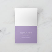 Carte Client de Merci de bouteilles d'huiles (Intérieur)