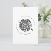 Carte client MERCI SPÉCIAL CROCHET (Debout devant)