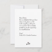 Carte client MERCI SPÉCIAL CROCHET (Dos)