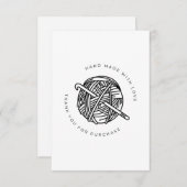 Carte client MERCI SPÉCIAL CROCHET (Devant / Derrière)