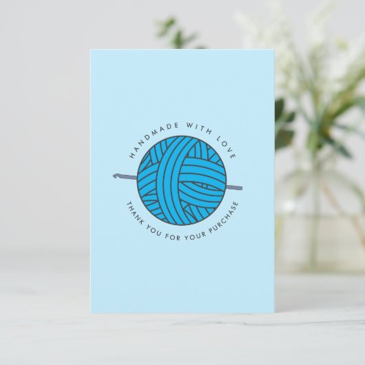 Carte client MERCI SPÉCIAL CROCHET (Debout devant)