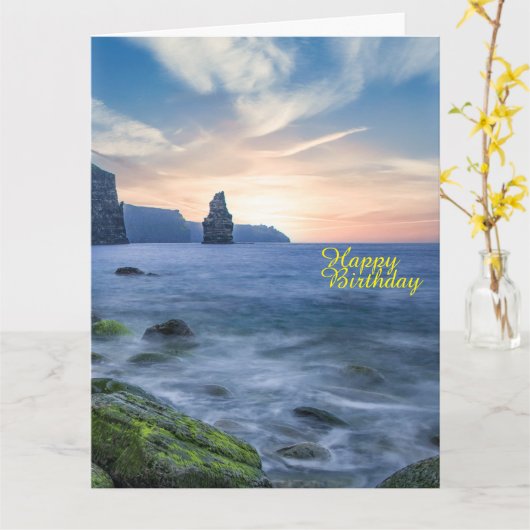 Carte Cliffs of Moher (Fleur jaune)