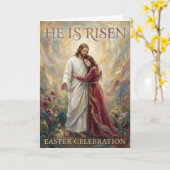 Carte Clinging to the Risen One Easter Card (Fleur jaune)