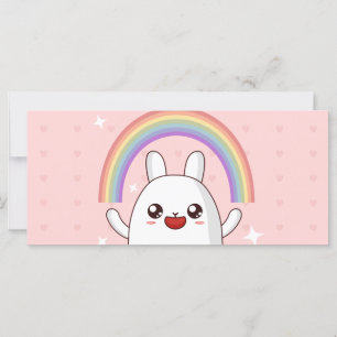 Carte Clipart arc-en-ciel de Kawaii