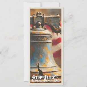 Carte Cloche de la Liberté pour la célébration du 4 juil