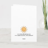 Carte Cloches de mariage - Vaches (Dos)