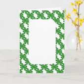 Carte Cloches et Shamrocks (Fleur jaune)