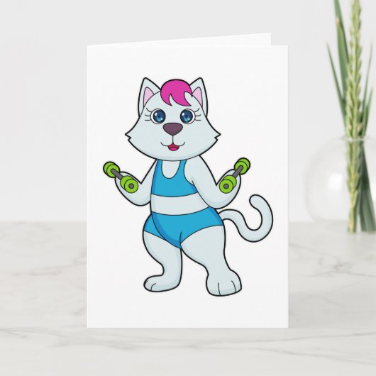 Carte Clochettes de forme pour chat (Devant)