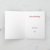 Carte Clochettes de Gin Noël (Intérieur)