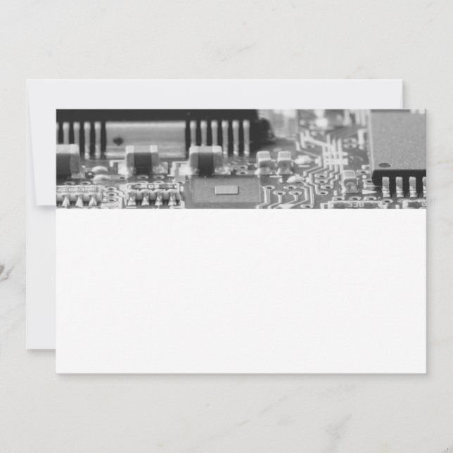 Carte Closeup de puce de l'ordinateur (Devant)