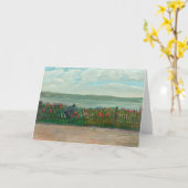 Carte clôture rose au lac Starnberg | Wilhelm Trübner (Fleur jaune)